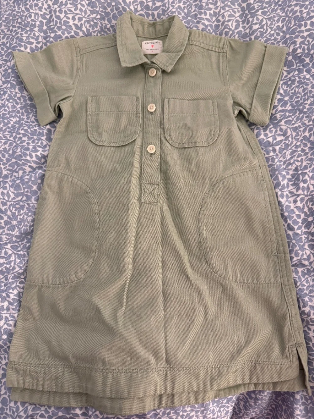 Crewcuts Re-Imagined by J. Crew Shirt Dress Size 4